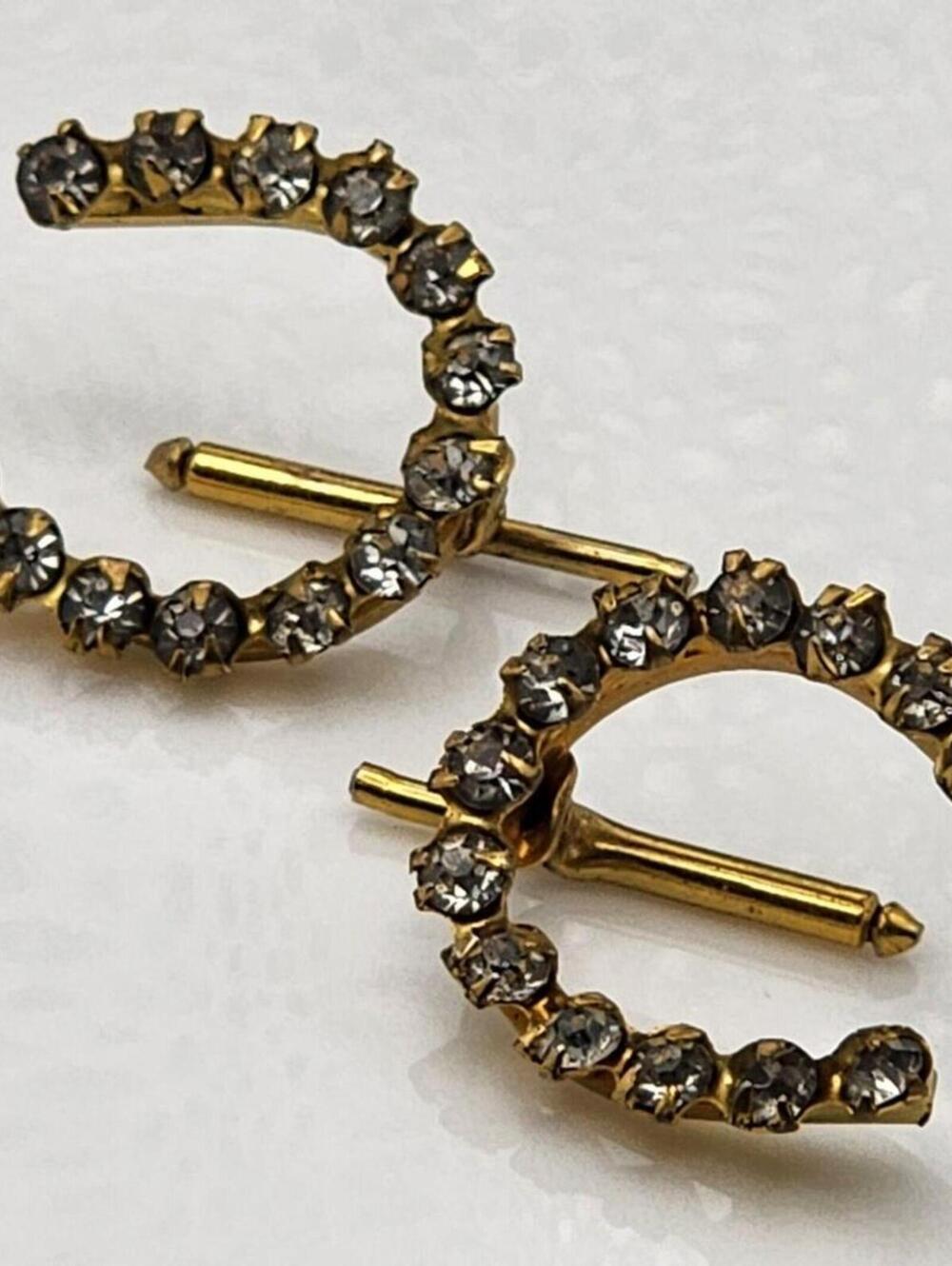 Antique Vintage Gold Horseshoe Cufflink Shirt Studs